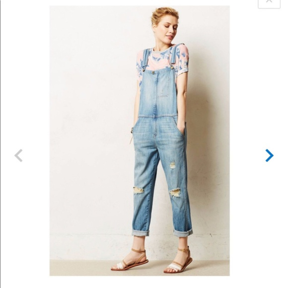 Current/Elliott Denim - Anthro Current/Elliott Ranch Hand Denim Overalls